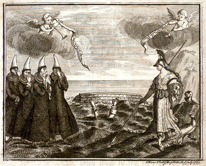 Koparrista sem táknar harm þann sem fyllti Íslendinga er Eggert Ólafsson og kona hans, Ingibjörg Guðmundsdóttir, drukknuðu í Breiðafirði 31. maí 1768.