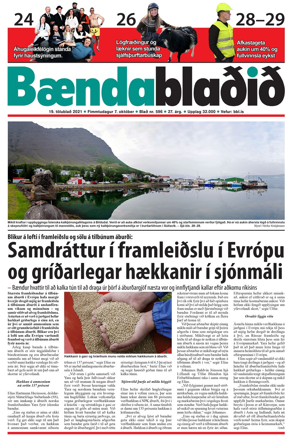 Bændablaðið 19. tbl. 2021. árg.