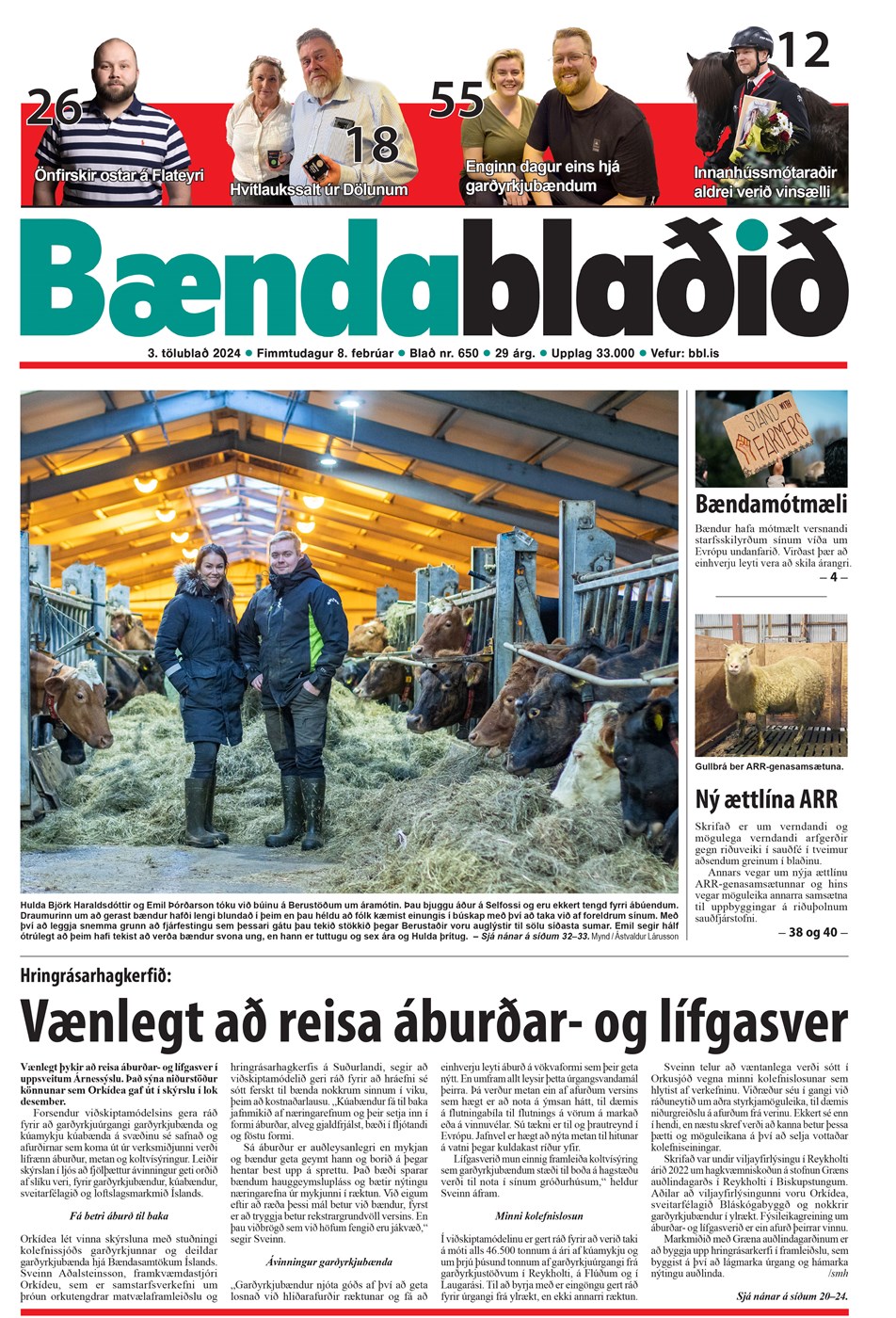 Bændablaðið 3. tbl. 2024. árg.