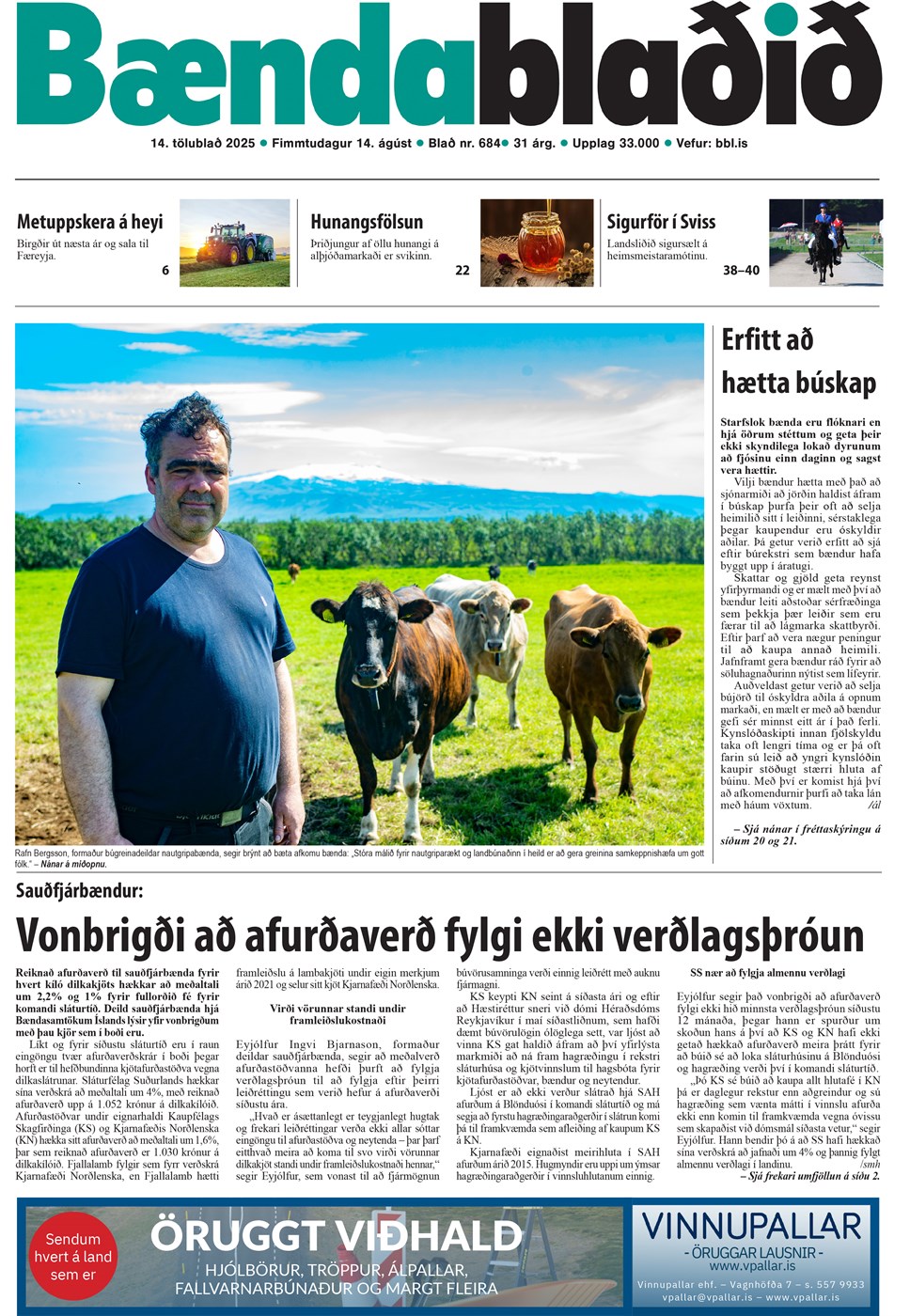 Bændablaðið 14. tbl. 2025. árg.