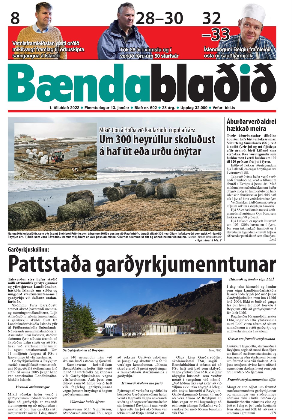 Bændablaðið 1. tbl. 2022. árg.