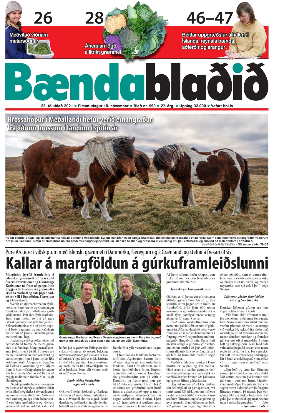 Bændablaðið 22. tbl. 2021. árg.