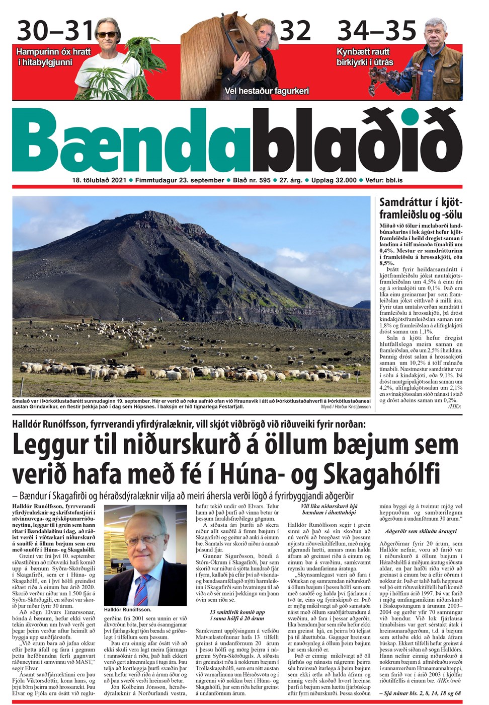 Bændablaðið 18. tbl. 2021. árg.