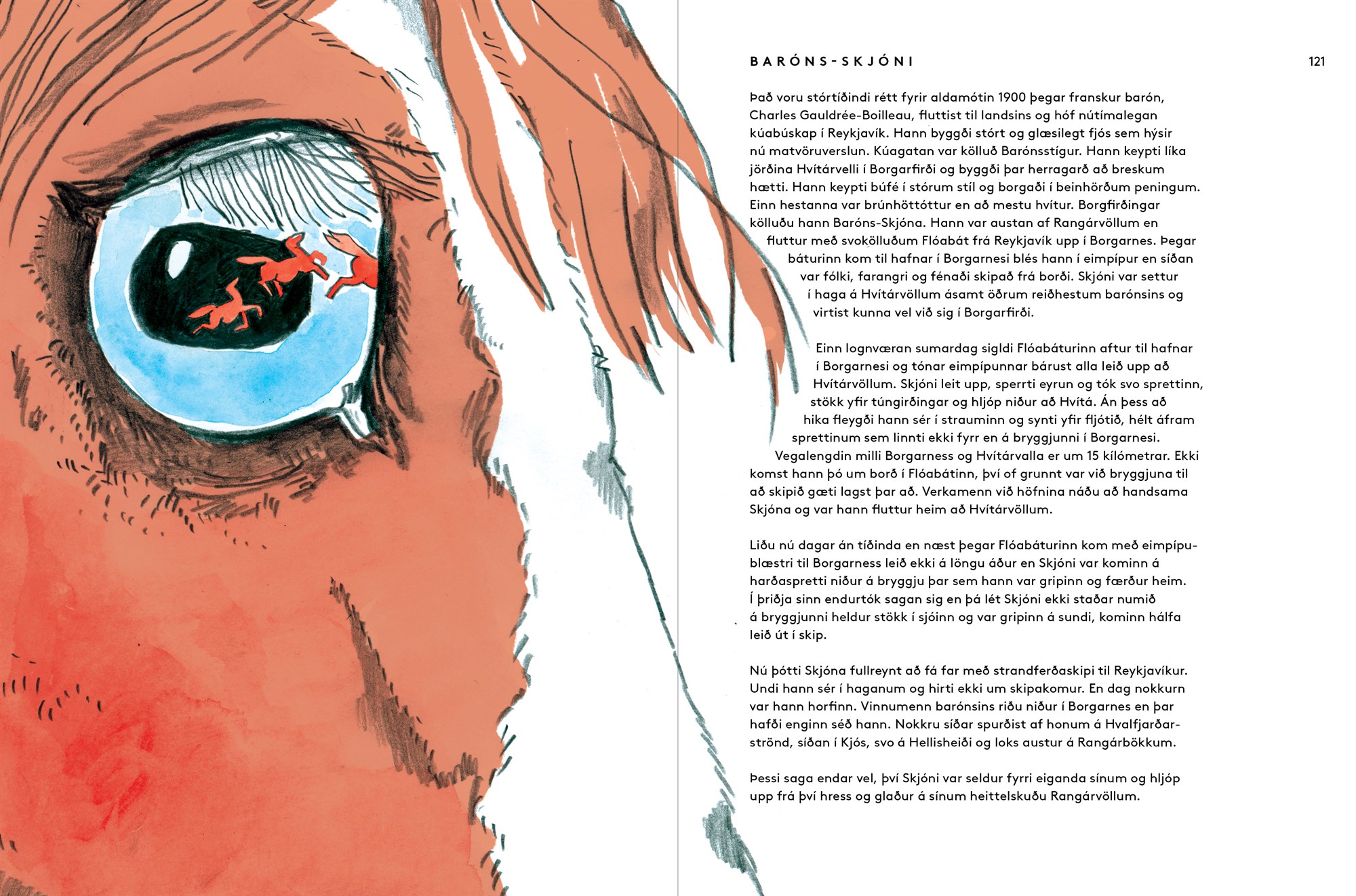 Myndir og textar haldast í hendur