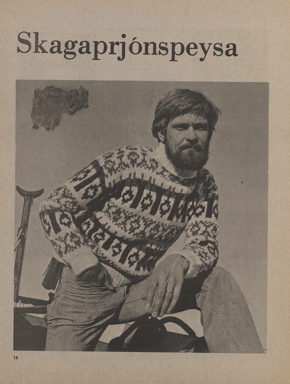 Skagaprjónspeysa