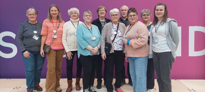 Íslenski hópurinn á þinginu.