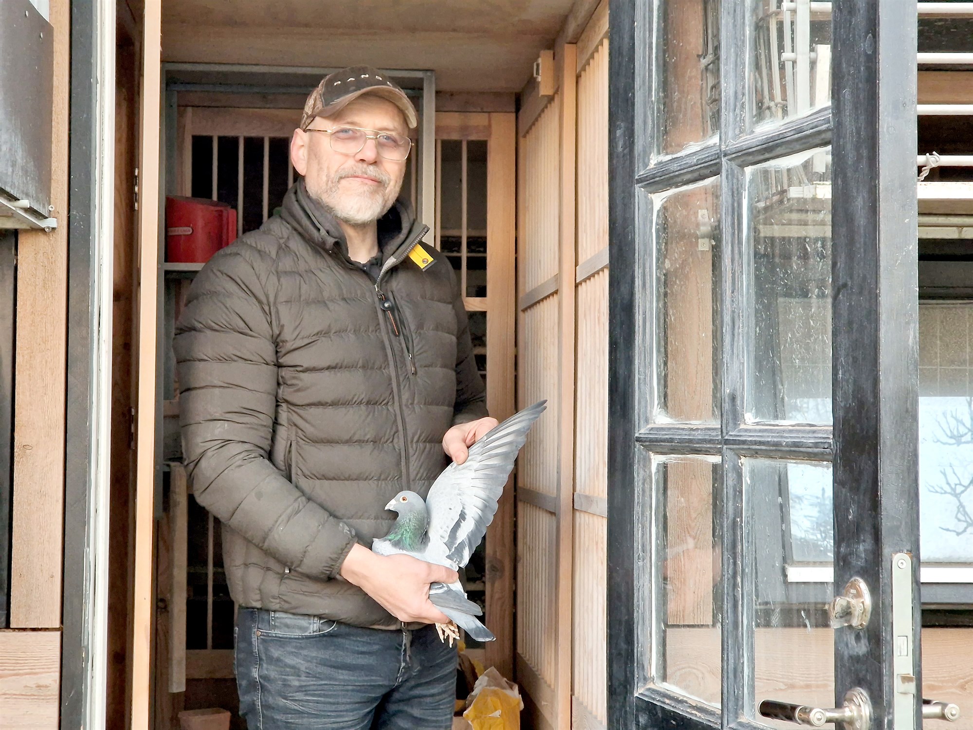 Bréfdúfnaeldi á Skólavörðuholtinu