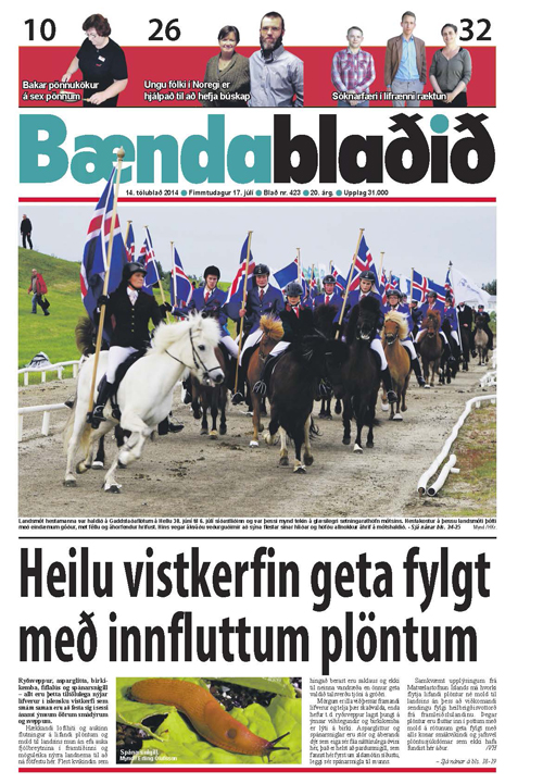 Bændablaðið 14. tbl. 2014. árg.