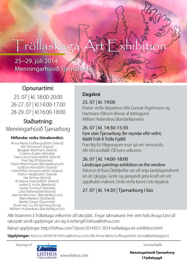 Listviðburðir á Tröllaskaga