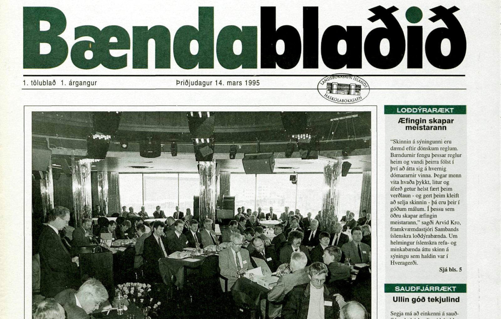 Bændablaðið í tuttugu ár
