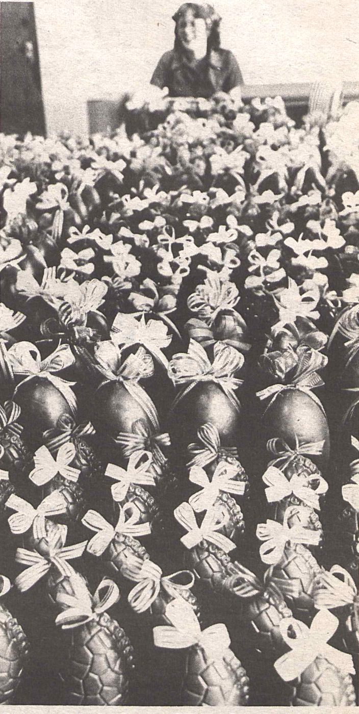 Páskaeggjaframleiðslan á fullu