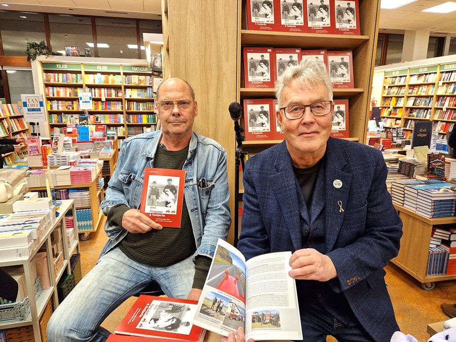 Grétar Gústavsson og Karl G. Friðriksson.