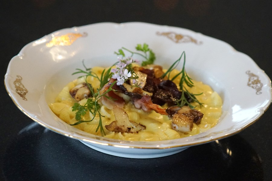 Krásir úr berjum og sveppum