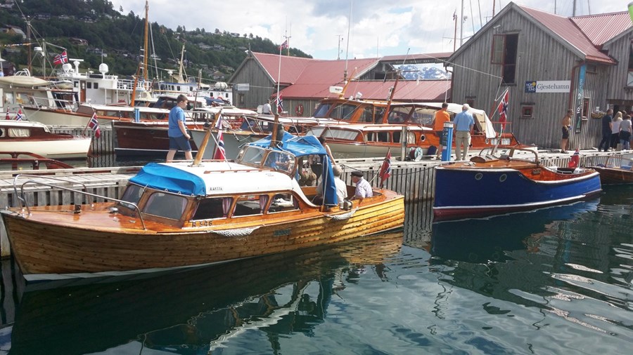 Norskir bátaeigendur leggja mikið upp úr snyrtimennskunni.