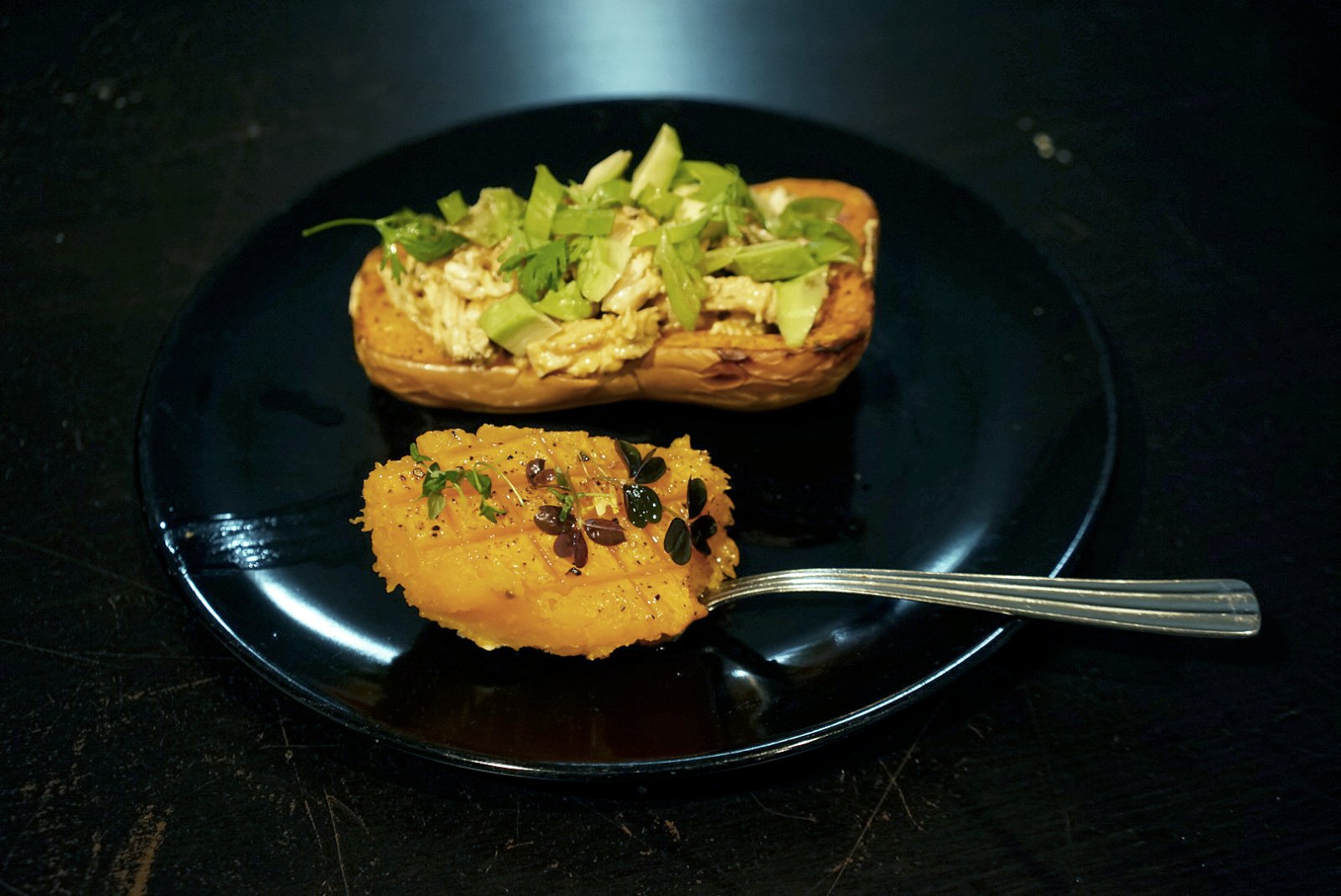 Graskersbrauð með rósmarínsalti og flatbrauð með osti