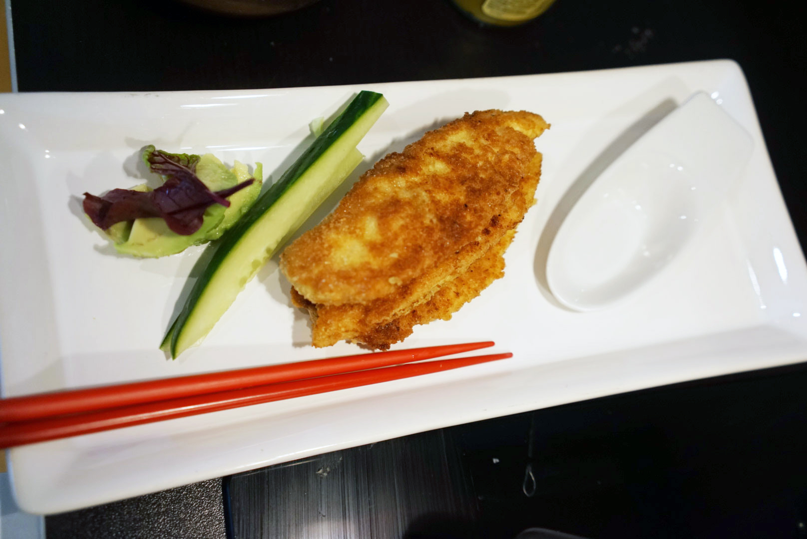 Kjúklingalundir „katsu“ ættaðar frá Japan