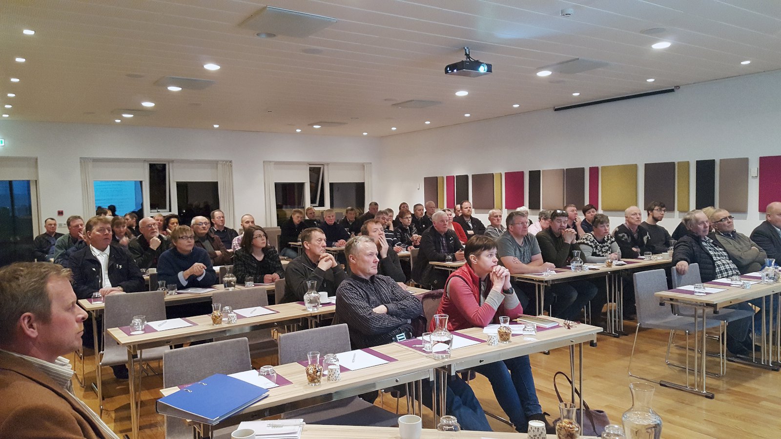 Fundað með bændum