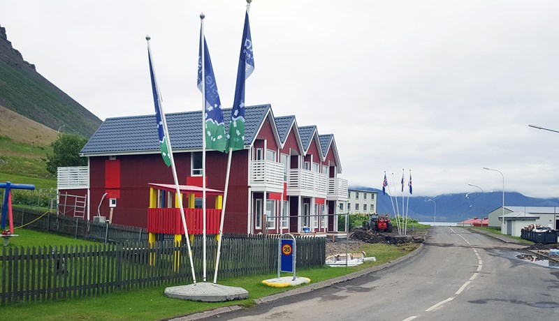 Átta íbúða hús tilbúið á einu ári