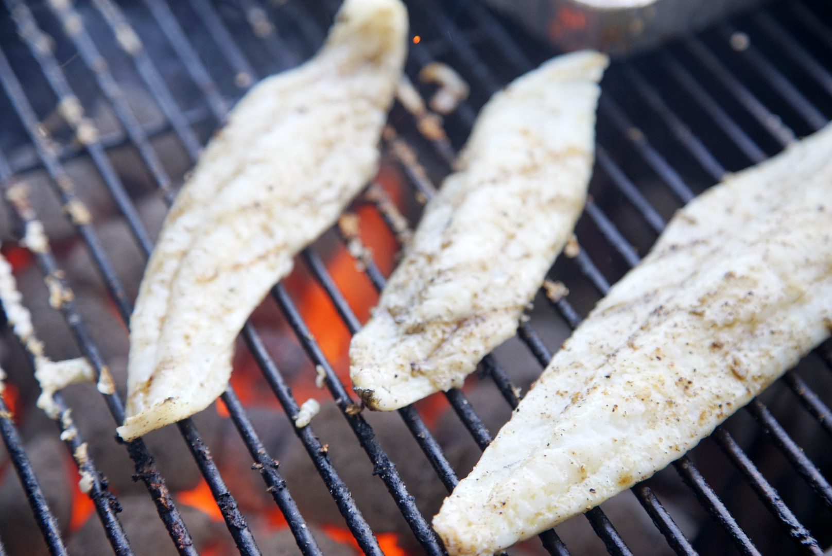 Eldun á fiski og íslensk jarðarber