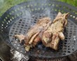 Grillað lambakjöt með hvítlauk og rósmarín