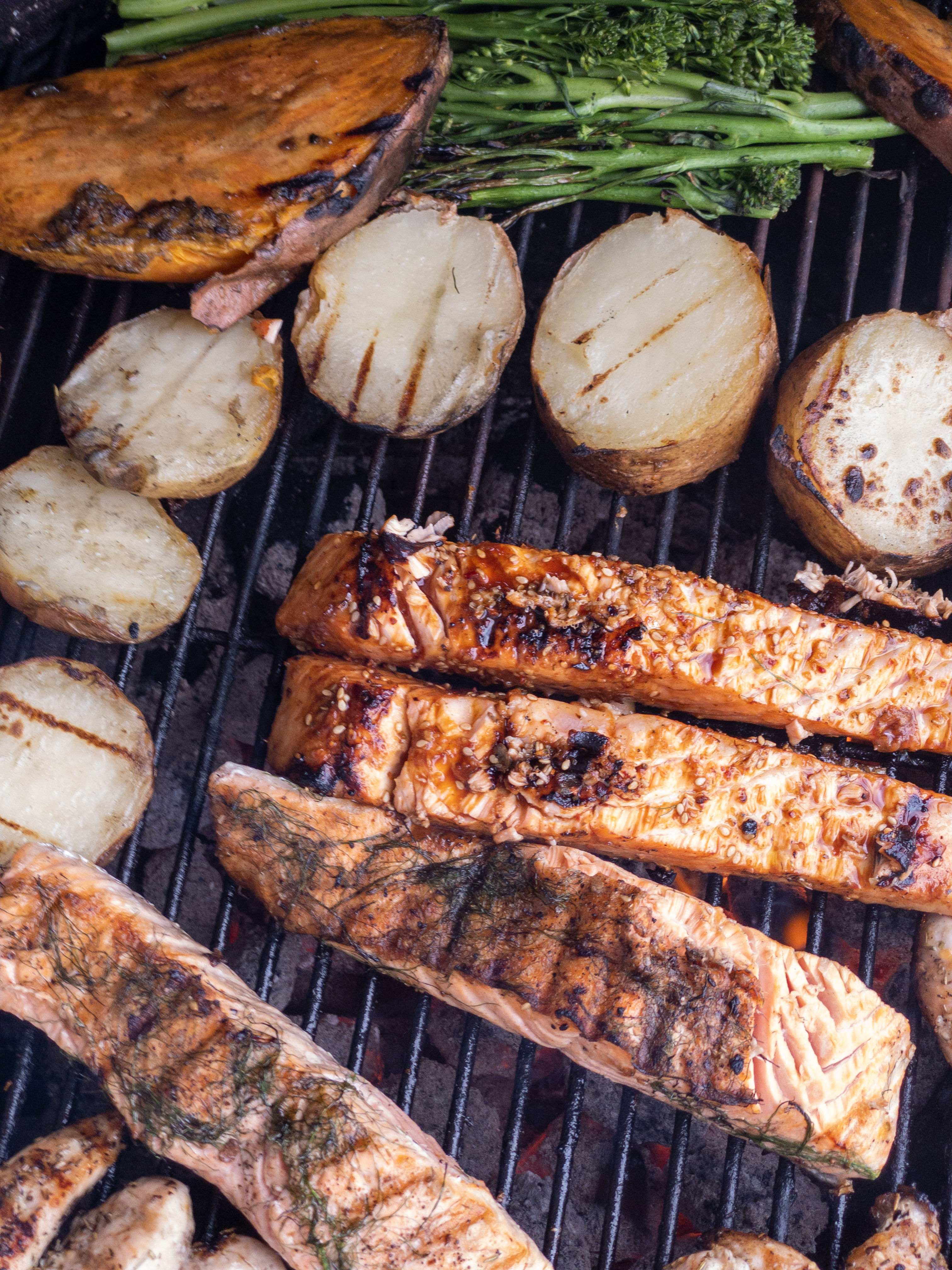 Það er auðvelt að grilla lax