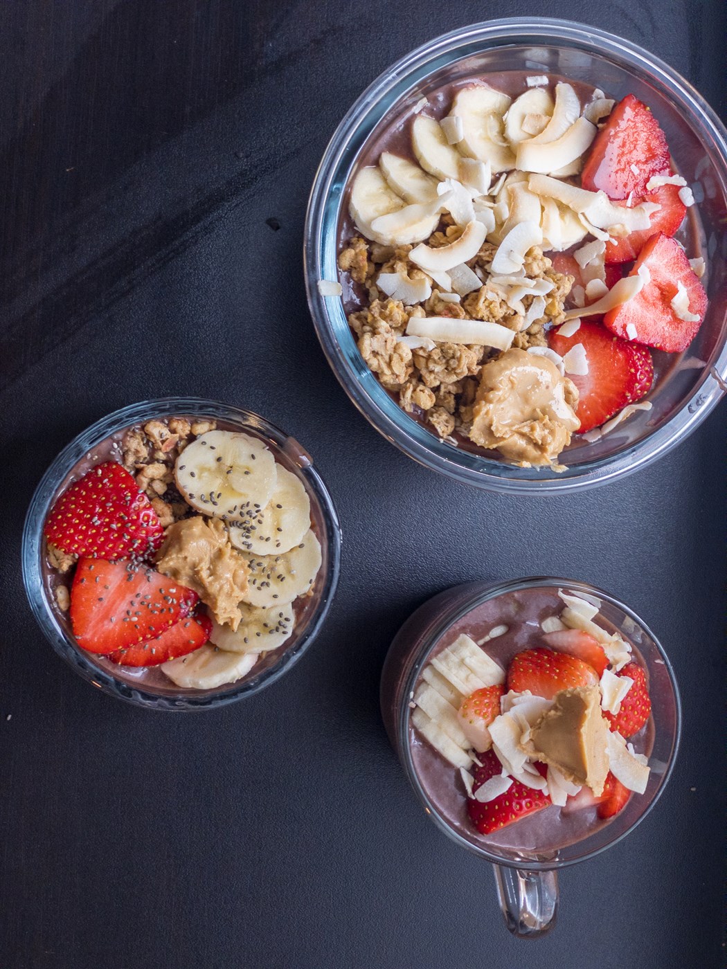 Acai-skálar og vegan-vöfflur