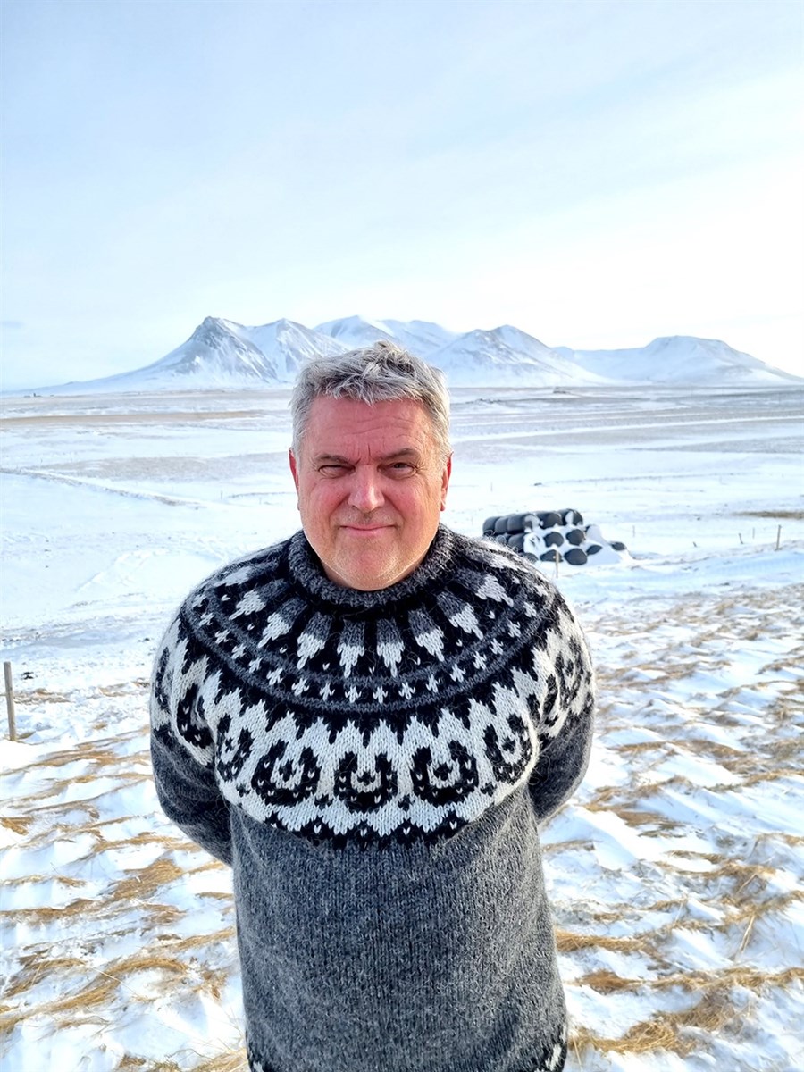 Guðmundur Gíslason hjá Kjötmarkaðnum, sem er sölu- og dreifingarstöð á óunnu kjöti. Fyrirtækið flytur inn m.a. úkraínskt kjúklingakjöt og selur aðallega til veitingastaða og mötuneyta. Guðmundur er fyrrum sölustjóri hjá KS