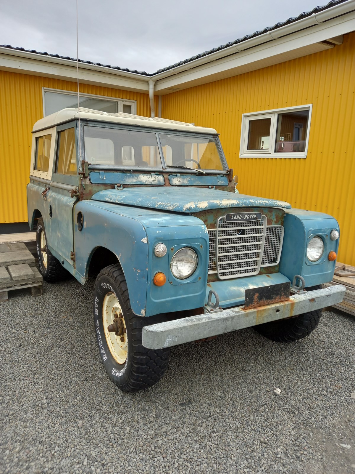 Land Rover series 3 árgerð 1972 dísel.