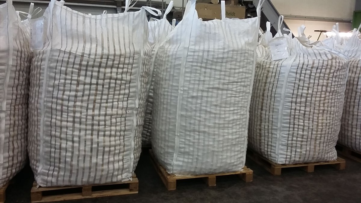 Stórsekkir úr góðu öndunarefni.Sér