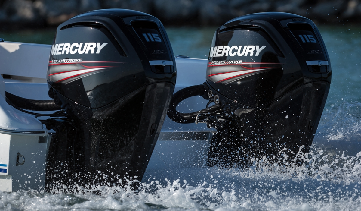 Þú finnur Mercury utanborðsmótorana hjá