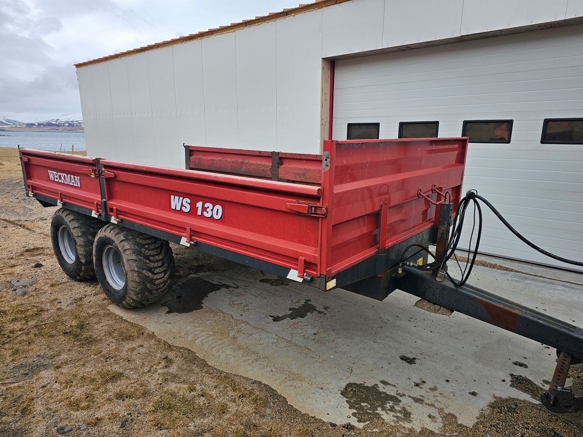Til sölu weckman ws130 sturtuvagn mjög l
