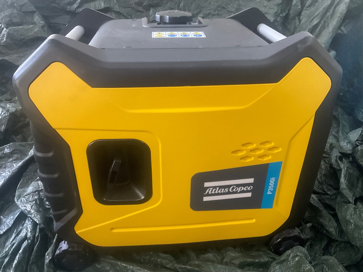 Atlas Copco P3500i rafstöð. Traust bensí