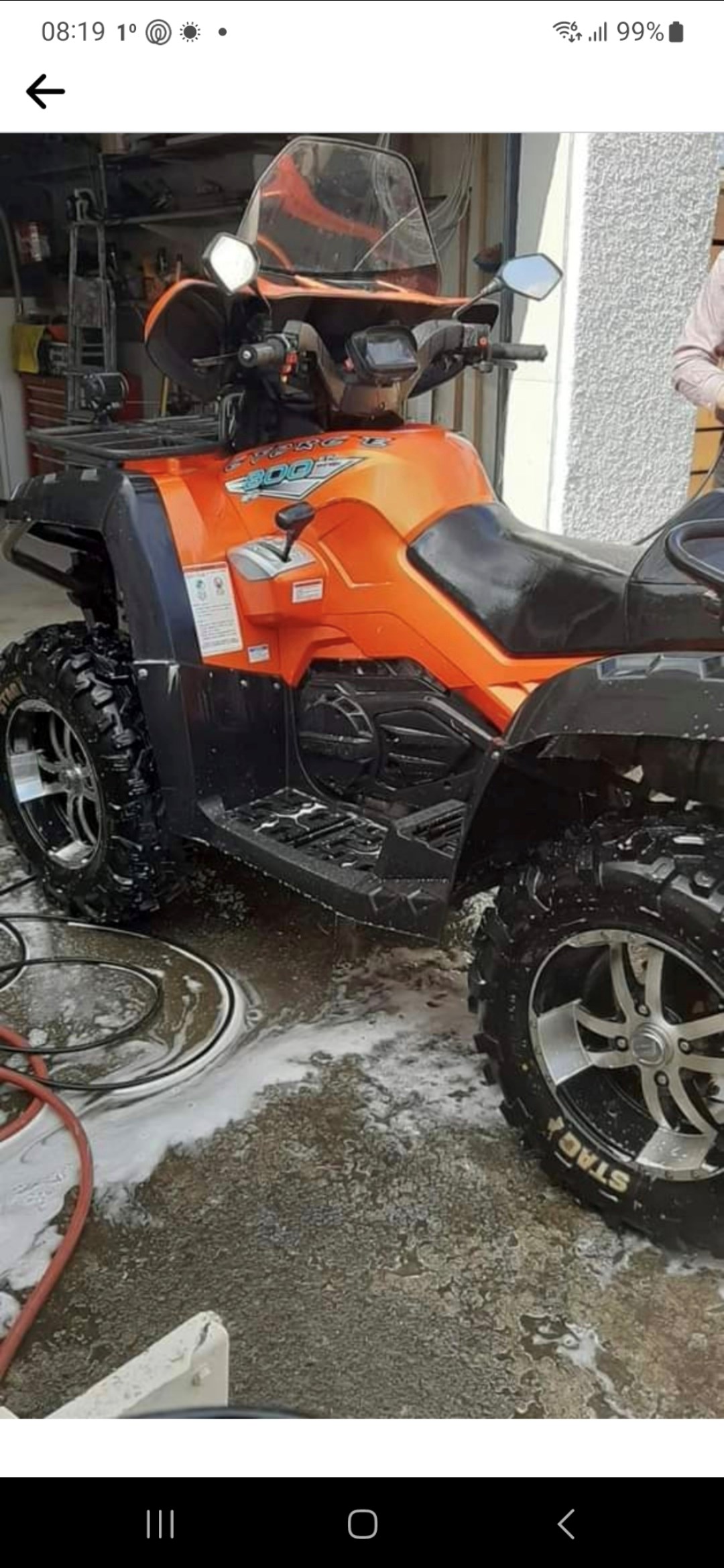 Til sölu CFMoto 800 - árg 2016. Ekið 570