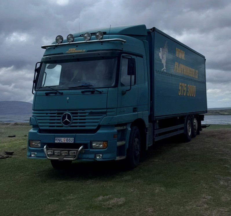 Benz Actros árg. 2002, nýskr. 2005. Ekin