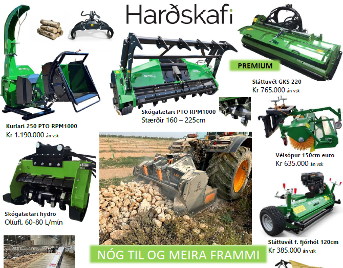 Tækin fyrir tækifærin í sveitinni. Nýtt