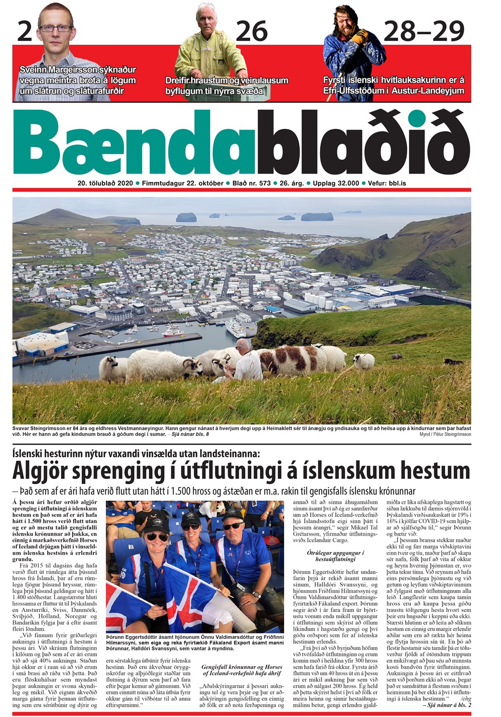 Bændablaðið 20. tbl. 2020. árg.