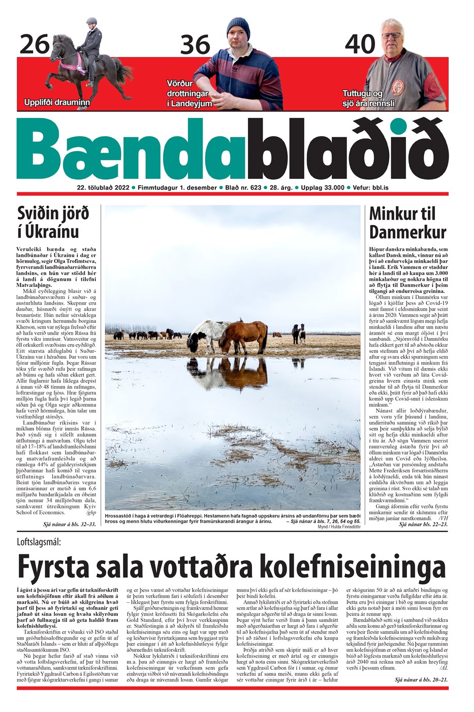 Bændablaðið 22. tbl. 2022. árg.