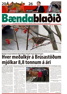 Bændablaðið 22. tbl. 2016. árg.