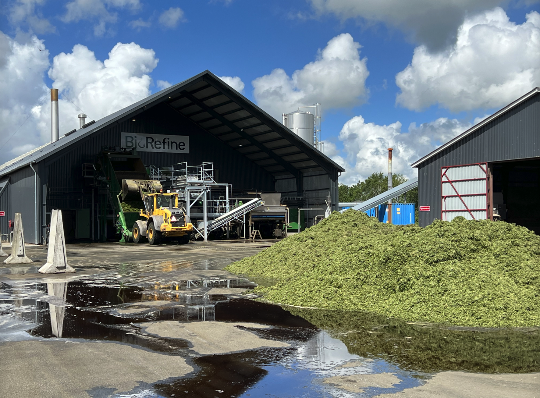 Próteinvinnsla úr grasi, smára og alfalfa