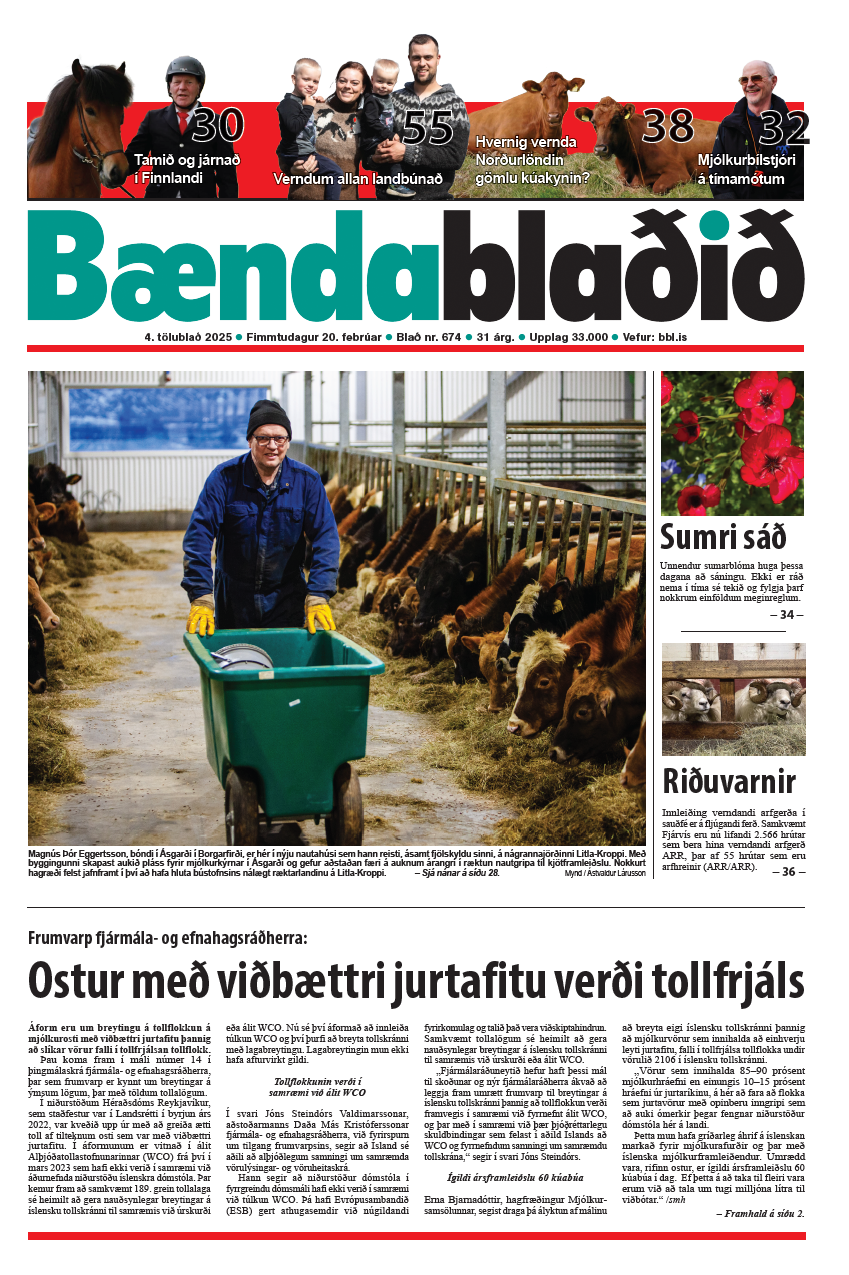 Bændablaðið 4. tbl. 2025. árg.