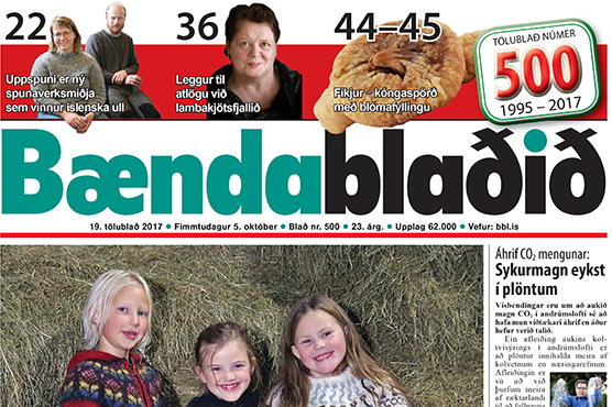 Tölublað númer 500 er komið út