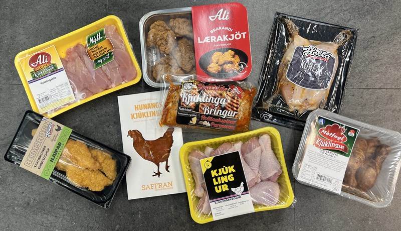 Kjúklingainnflutningur í febrúar