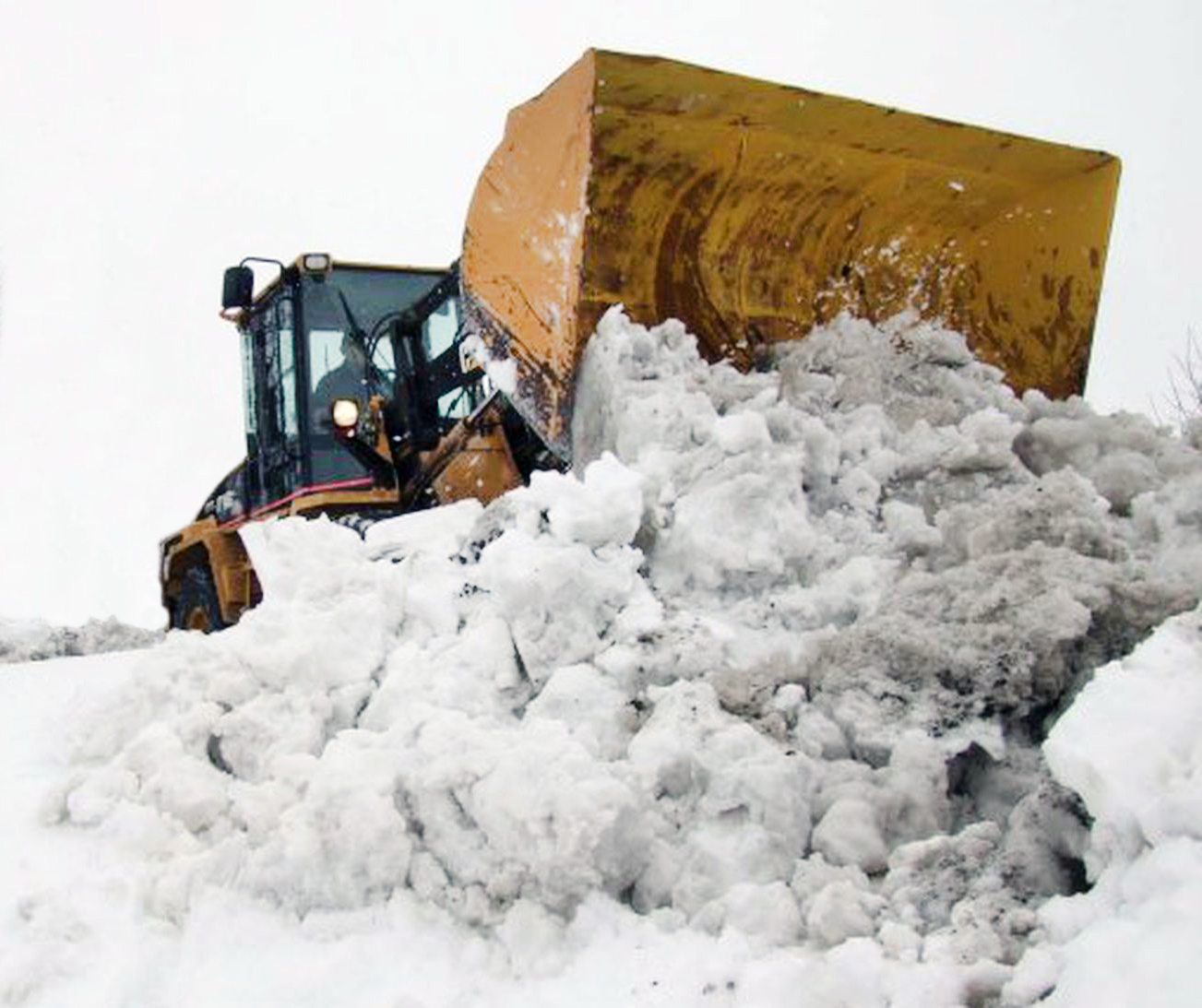 Fjárveiting ársins til snjómoksturs að klárast í Dalvíkurbyggð