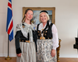 Karólína sæmd fálkaorðu