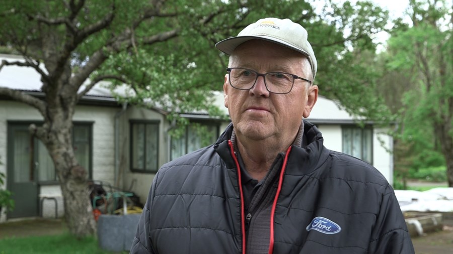 Bergvin Jóhannsson á Áshóli í Grýtubakkahreppi hefur stundað kartöflurækt í sextíu ár.