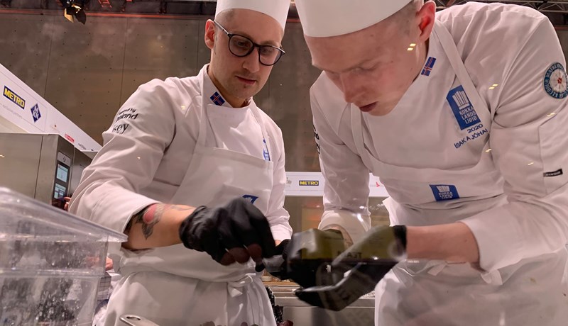 Íslenska kokkalandsliðið fékk aftur gull á Ólympíuleikunum í matreiðslu í gær