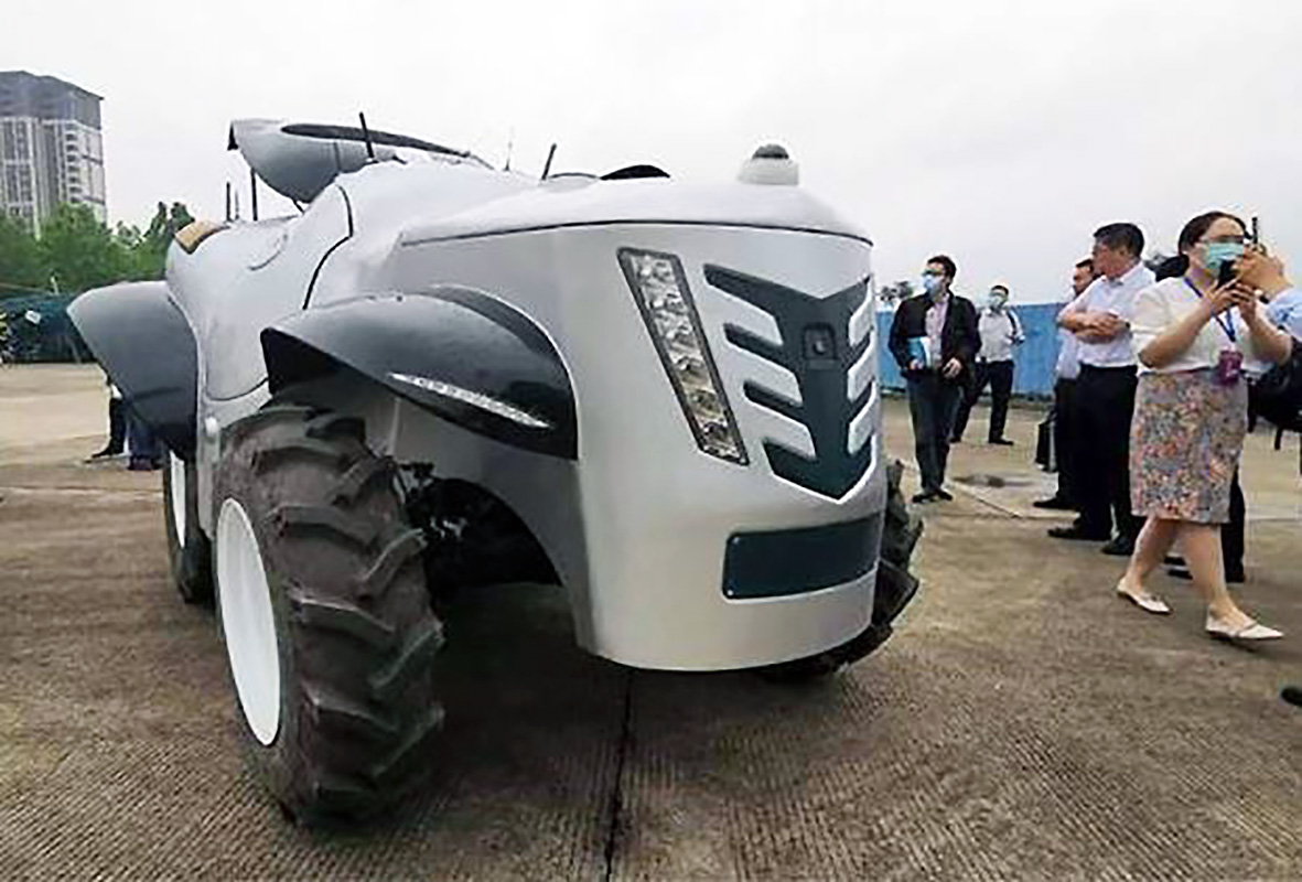 Fyrsta sjálfstýrða vetnisknúna dráttarvél Kínverja