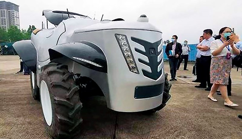 Fyrsta sjálfstýrða vetnisknúna dráttarvél Kínverja
