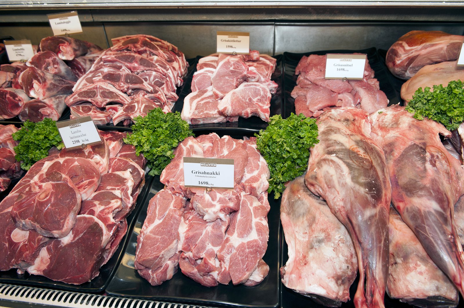 Kjötsala jókst mikið á síðasta ári