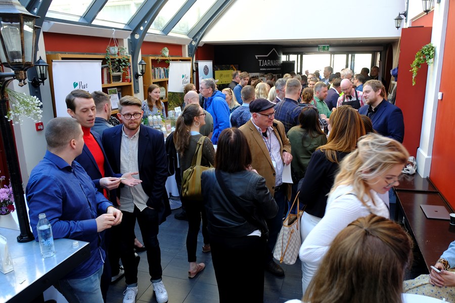 Frá uppskeruhátíð síðasta hraðals í Tjarnabíói.